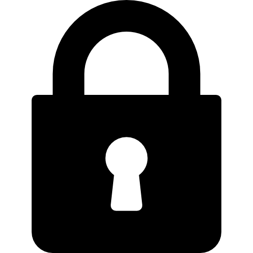 Shield icon representing data security